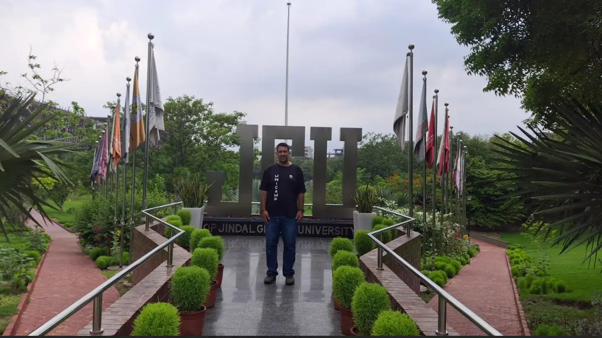 Dr. Danilo Rodrigues Pereira at O.P. Jindal Global University, Sonipat, India.