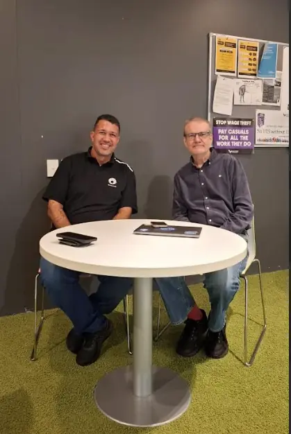 Dr. Danilo Rodrigues Pereira and Prof. Dr. Damian Maher at UTS.